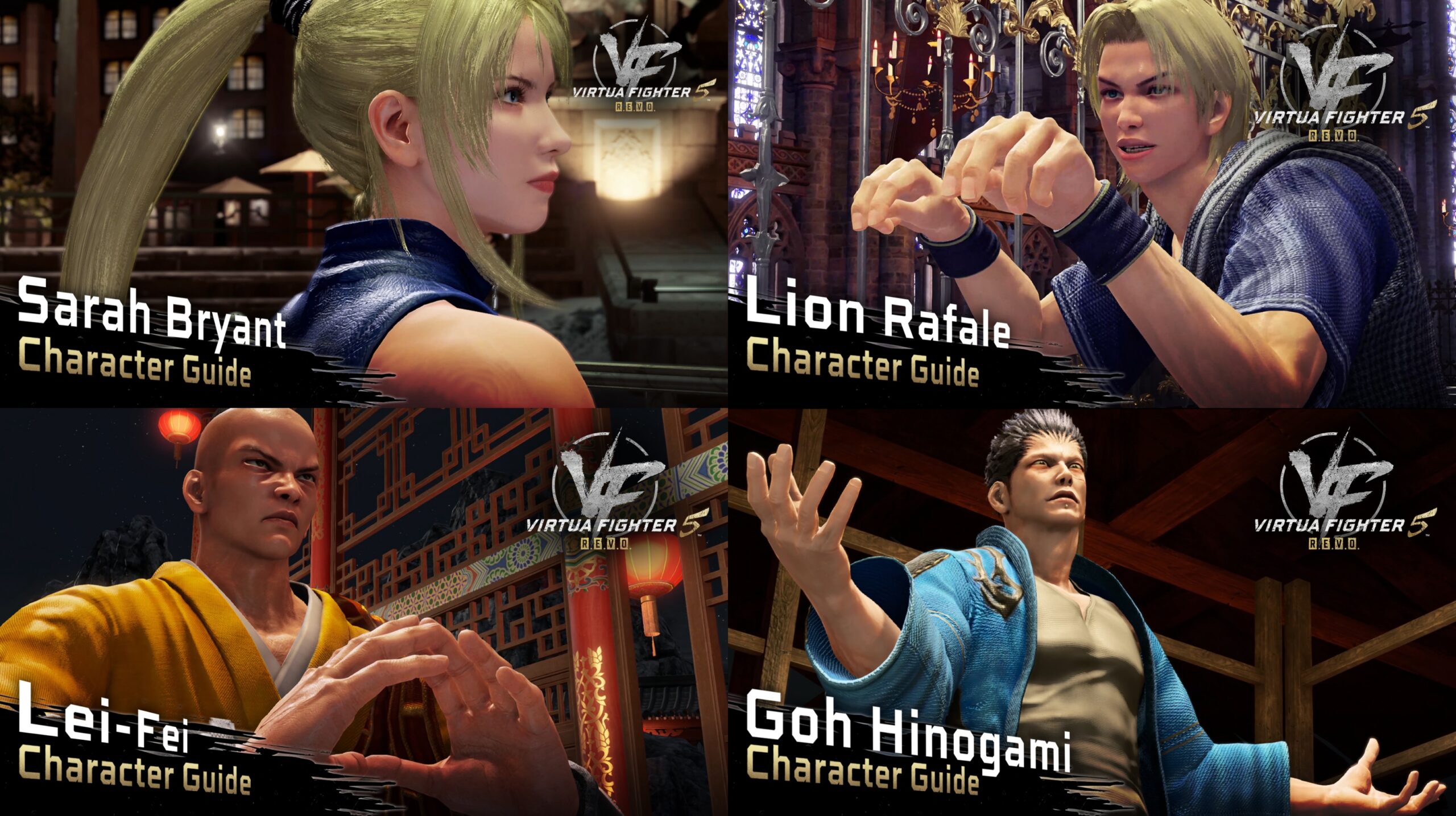 Virtua Fighter 5 REVO 发布 Sarah、Lion、Lei-Fei 和 Goh 的角色指南视频