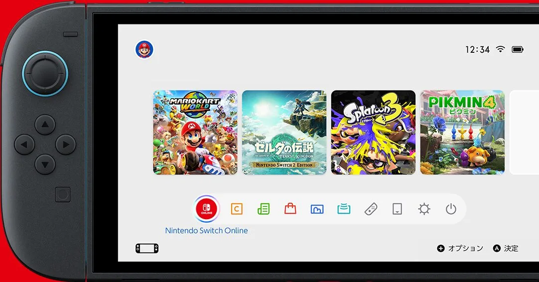 任天堂公布了 Nintendo Switch Online 和 Switch 2 上 eShop UI 的首张图片 - 电光指令