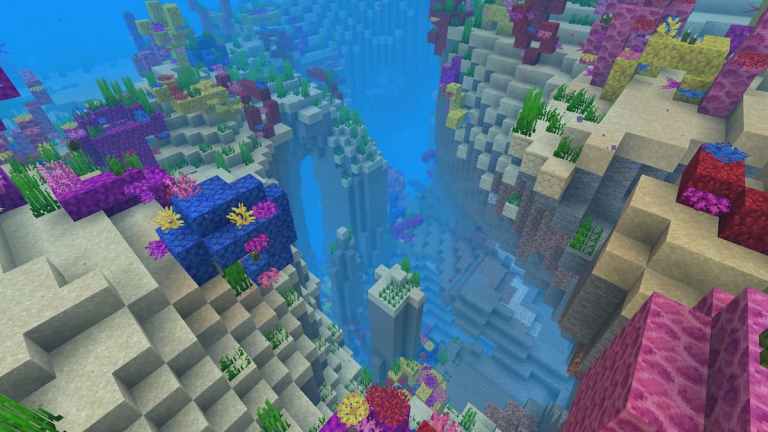 最佳Minecraft Coral Reef种子